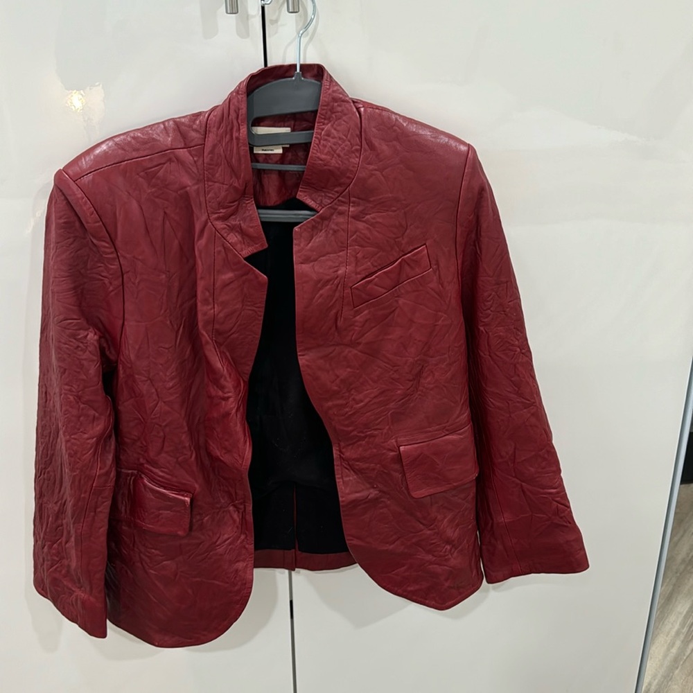 New with tags leather jacket Zadig & Voltaire